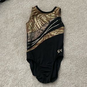 GK Cirque Du Soleil gymnastics leotard, size child large, brand GK, good